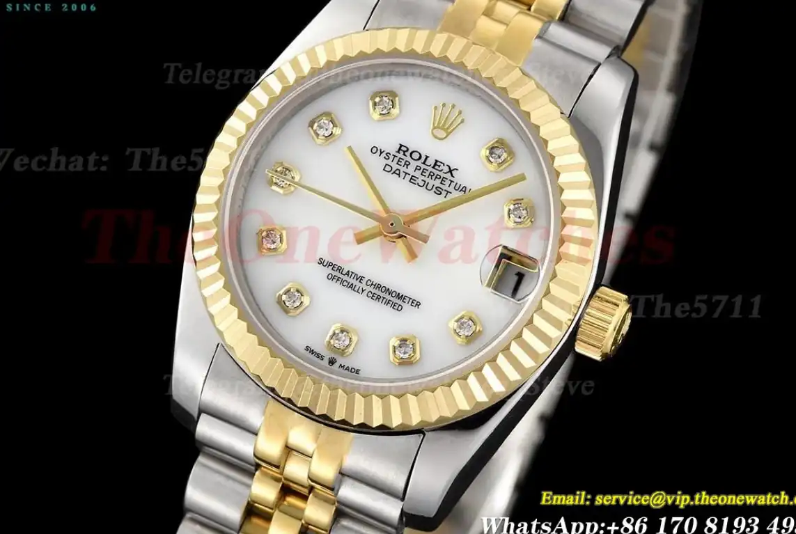 Datejust 31mm 278273 SS RG White Dia GDF MY8215