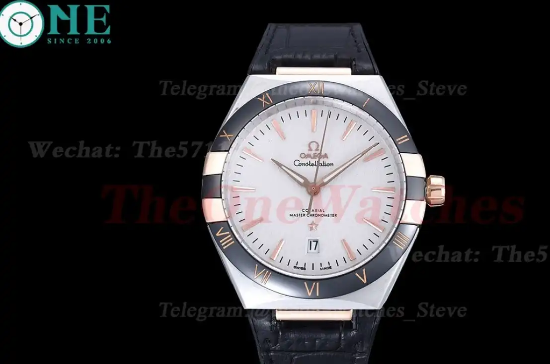 Constellation 41mm Ceramic RG LE White Dial GDF MY8215