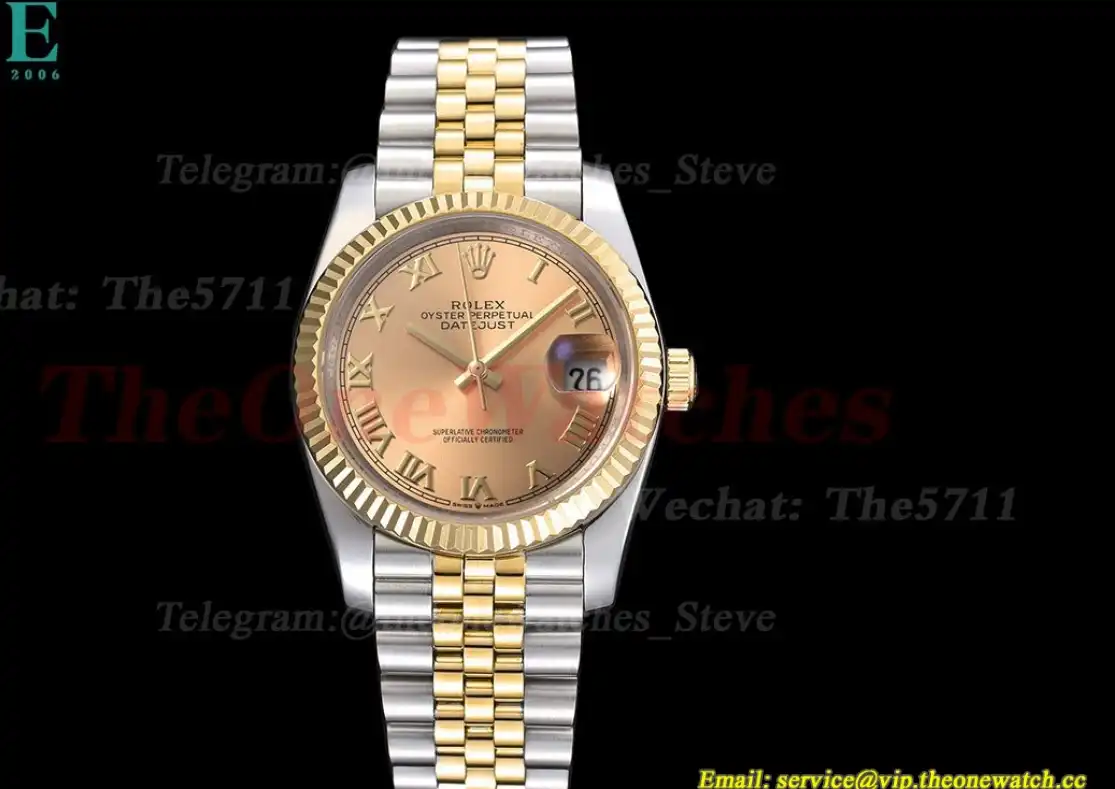 Datejust 126233 36mm Jub SS YG Rose Gold Dial GDF MY8215