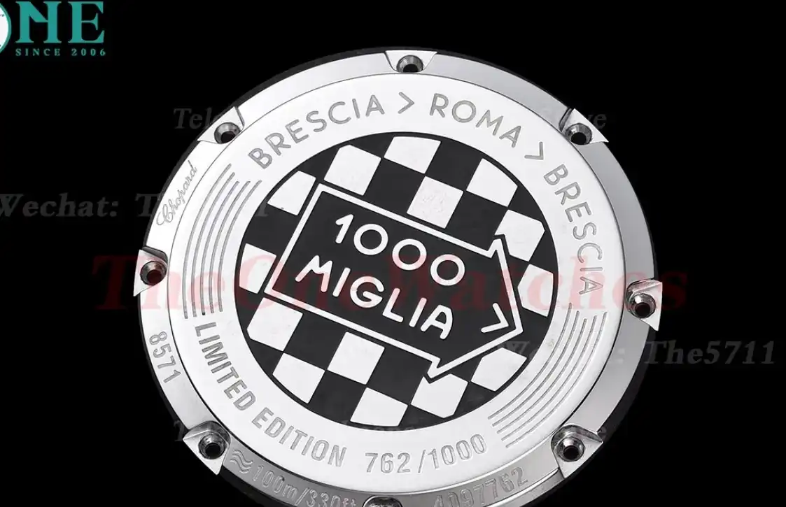 Mille Miglia Race 44mm SS LE Grey Black Dial V7F A7750