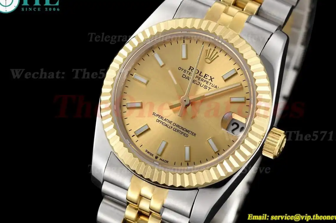 Datejust 31mm 278273 SS RG Gold Dial GDF MY8215