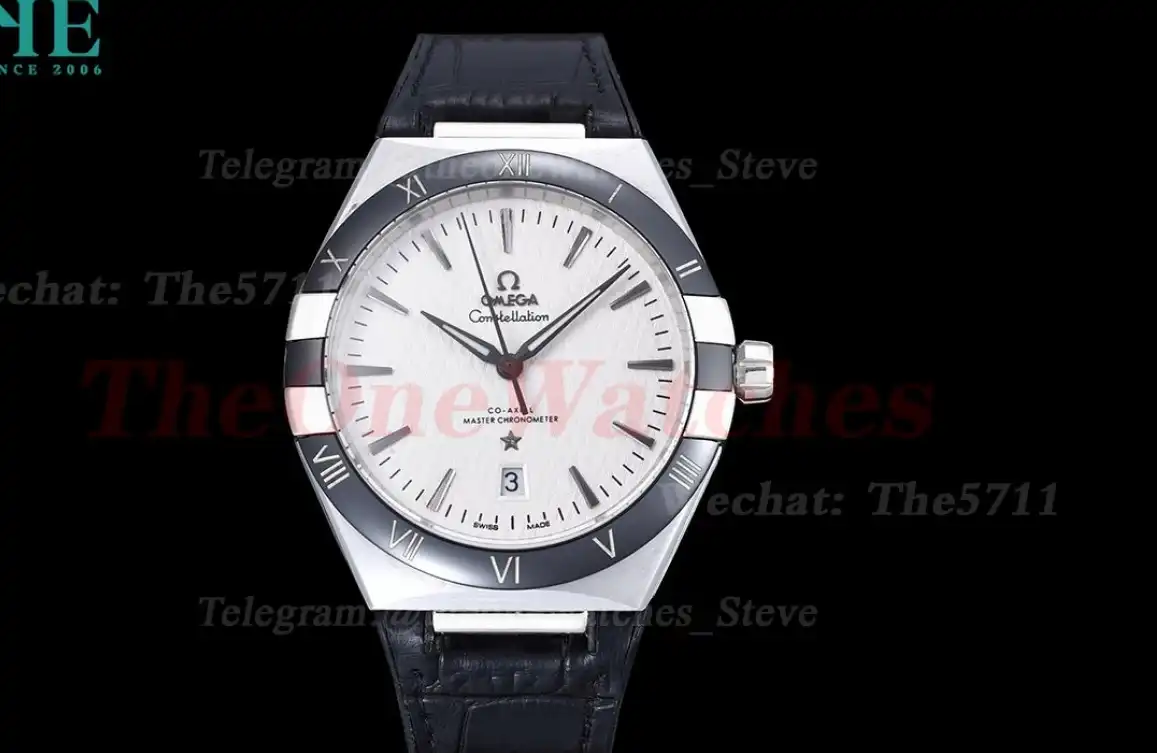 Constellation 41mm Cer SS LE White Dial GDF MY8215