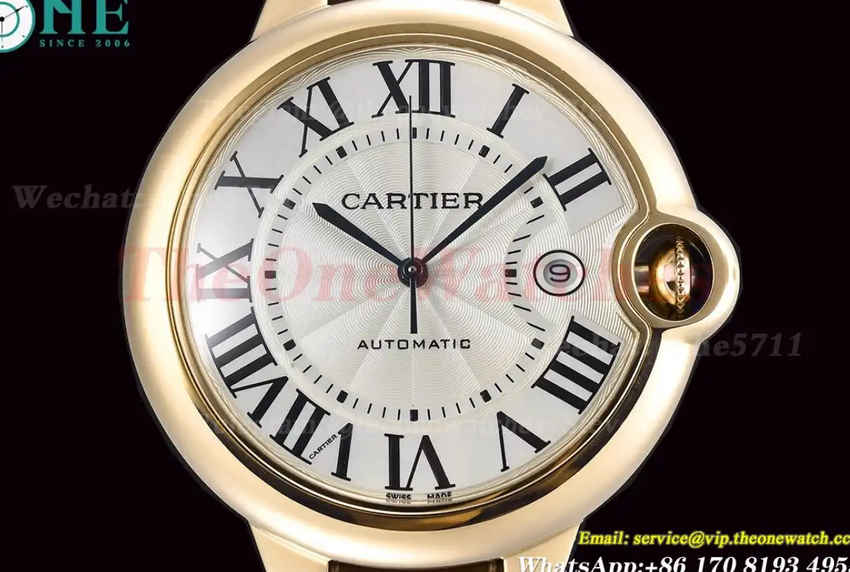 Ballon Bleu De Cartier 42mm YG LE White Dial GDF MY8215