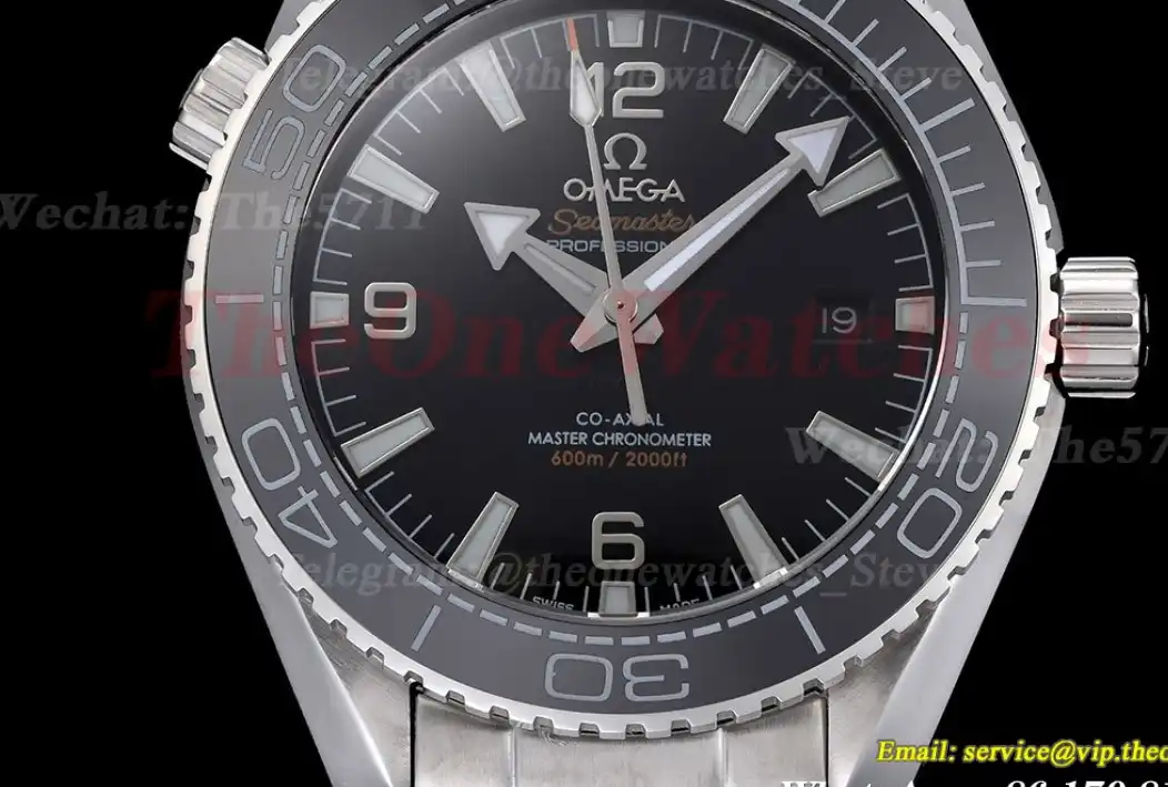 Seamaster 600m 43mm SS SS Black Stk GDF MY8215