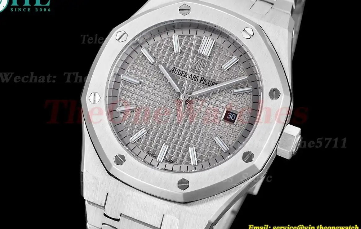 Royal Oak 15500 41mm SS SS Grey Dial GDF MY8215