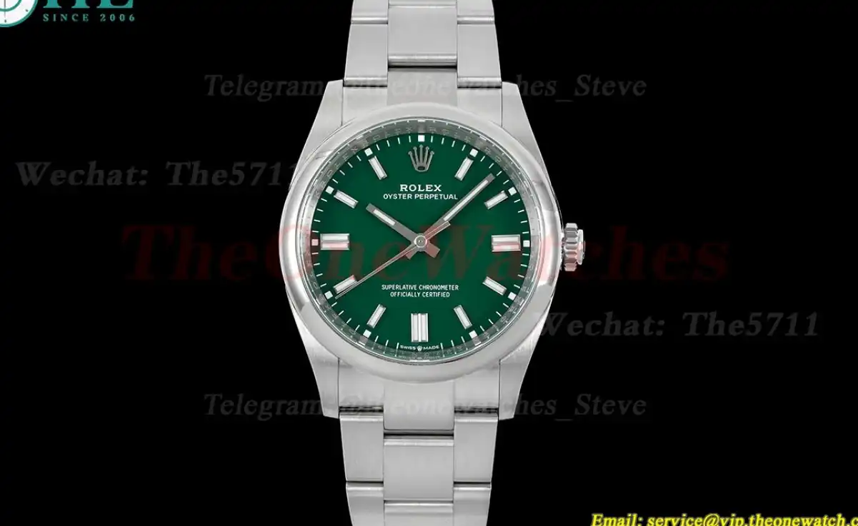 Oyster Perpetual 126000 36mm SS SS Green Stk Clean SH3230