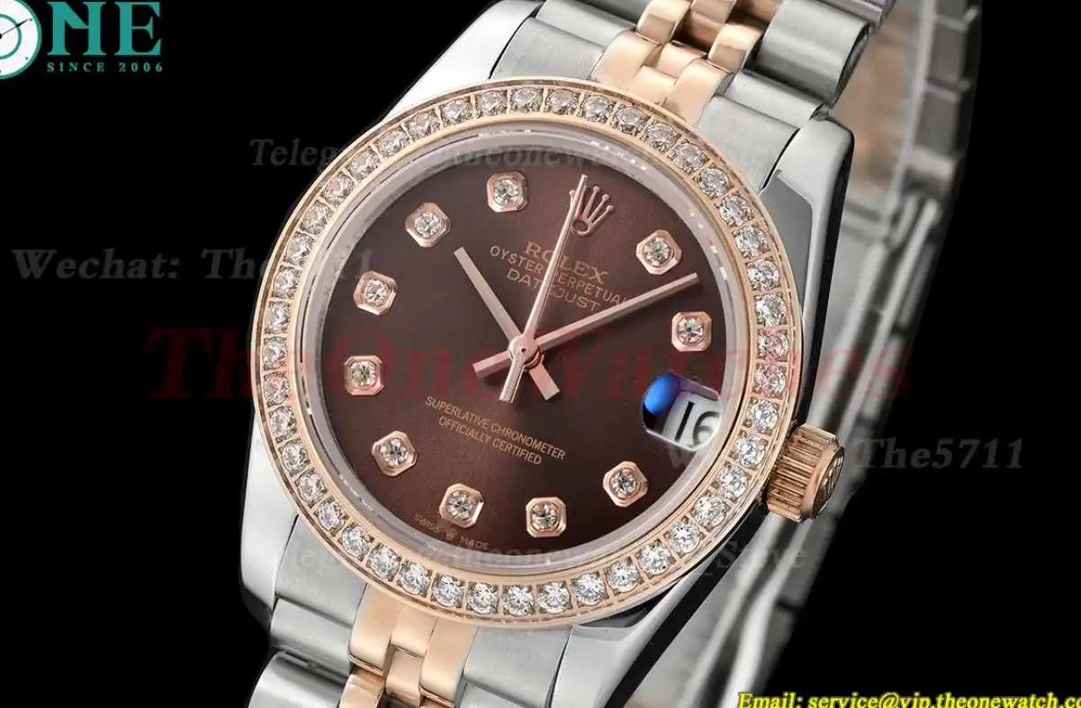 Datejust 28mm Dia RG SS Brown Dia GDF MY8215