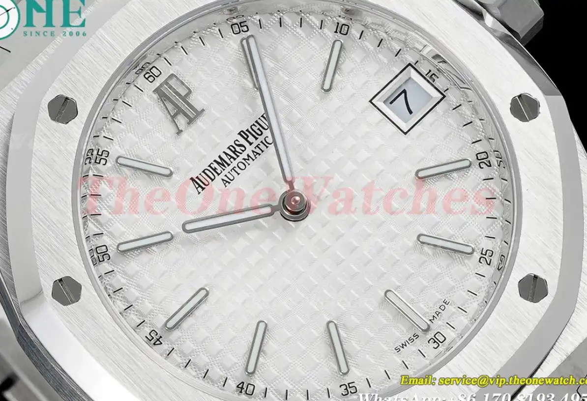 Royal Oak 15202 39mm SS SS White Dial IPF A2121