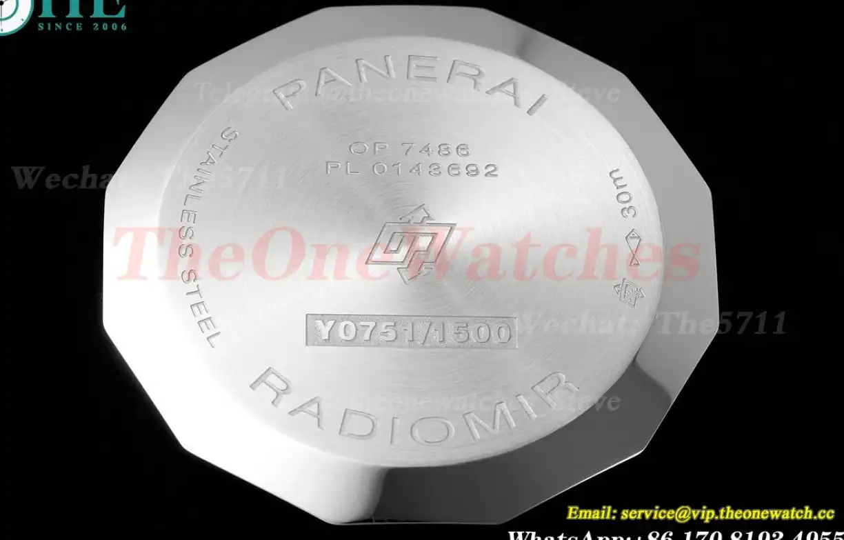 Radiomir Quaranta PAM1293 40MM SS LE Blue Dial TTF A7750