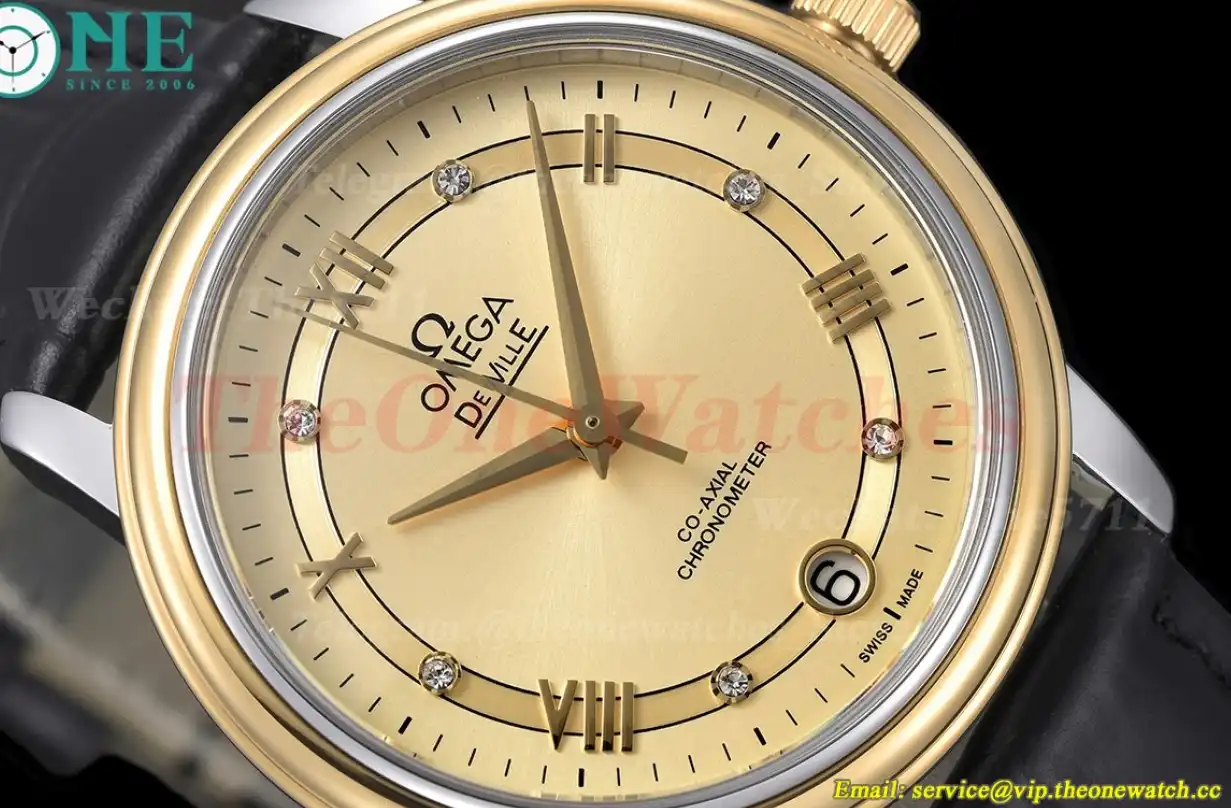 De Ville Prestige Ladies 32.7mm YG LE Gold Dial GDF MY8215