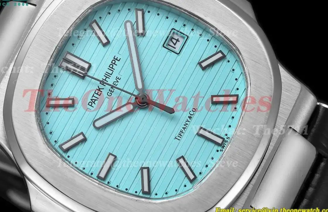 Nautilus 40mm SS LE Tiffany Blue Textured Dial GDF MY8215