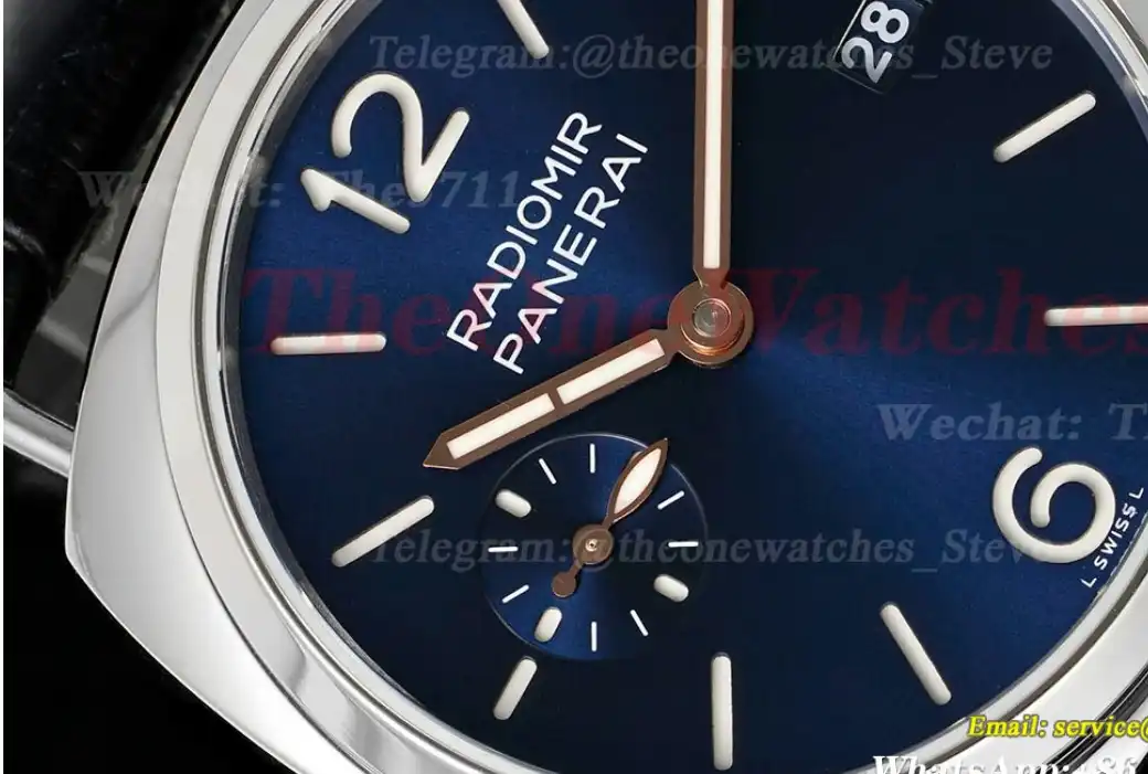 Radiomir Quaranta PAM1293 40MM SS LE Blue Dial TTF A7750