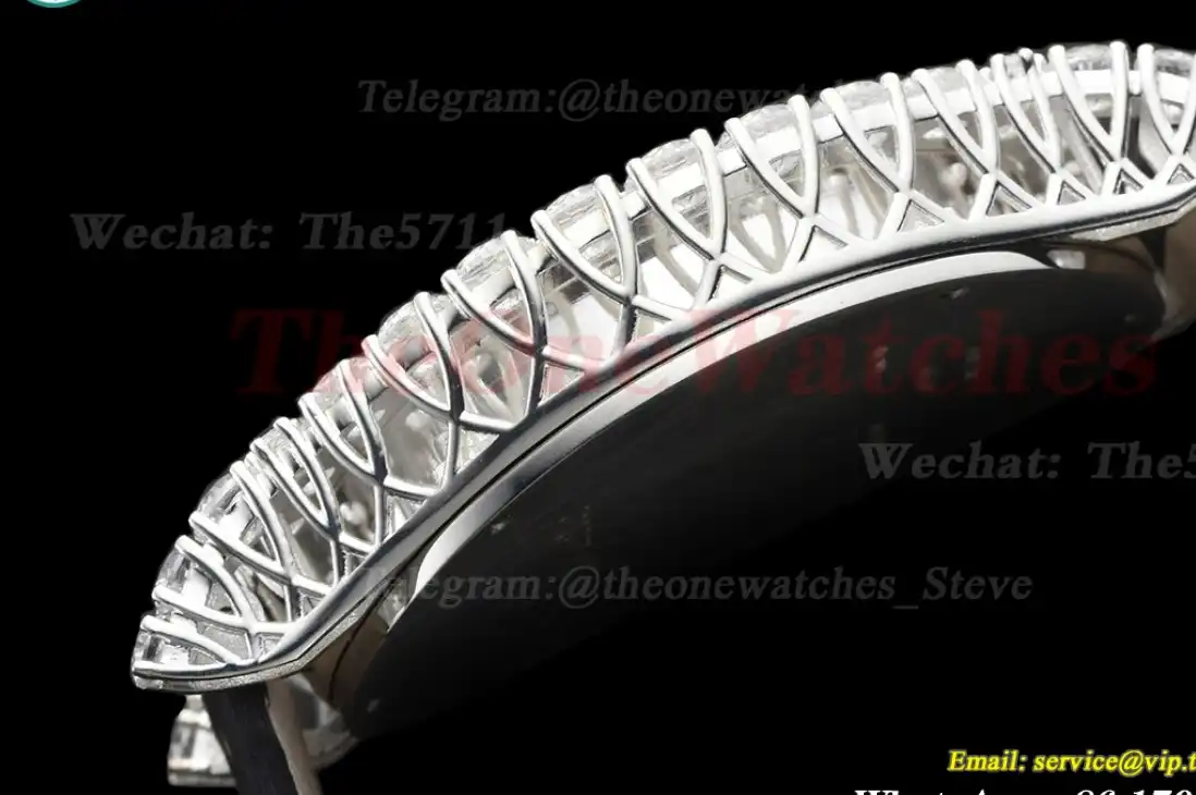 L'Heure Du Diamant 34.1mm Wrapped SS SA Mop Dial Quartz