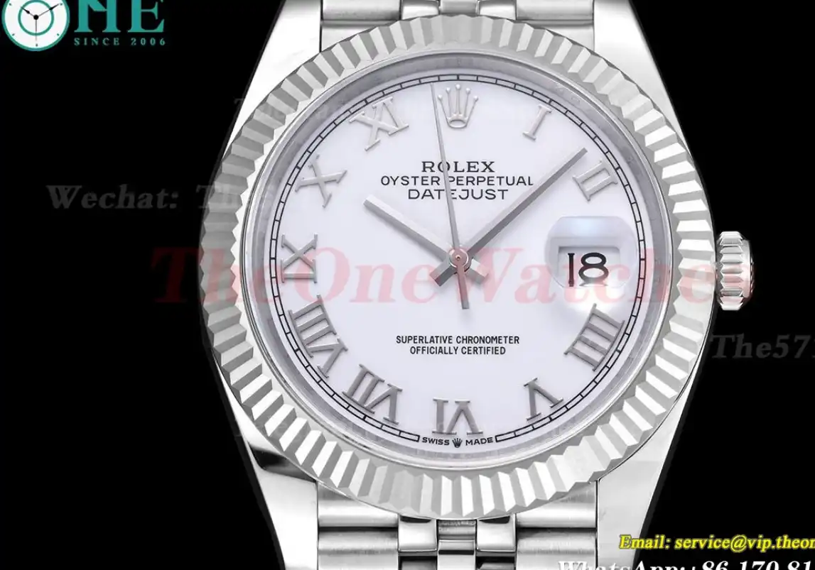 Datejust 126334 41MM SS SS White Rmn EWEF A3235