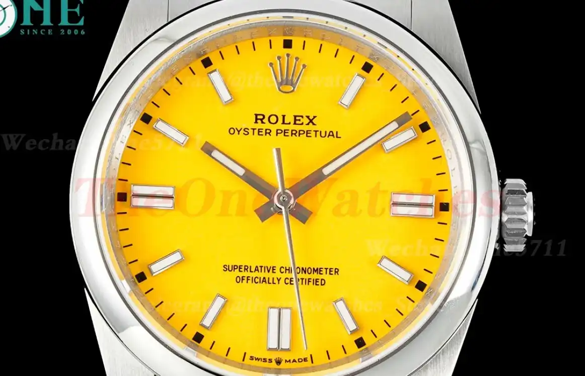 Oyster Perpetual 126000 36mm SS SS Yellow Dial DIWF A3230