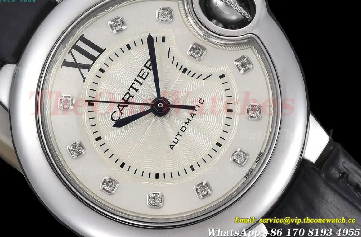 Ballon Bleu De Cartier 33mm SS LE White Dia GDF NH05