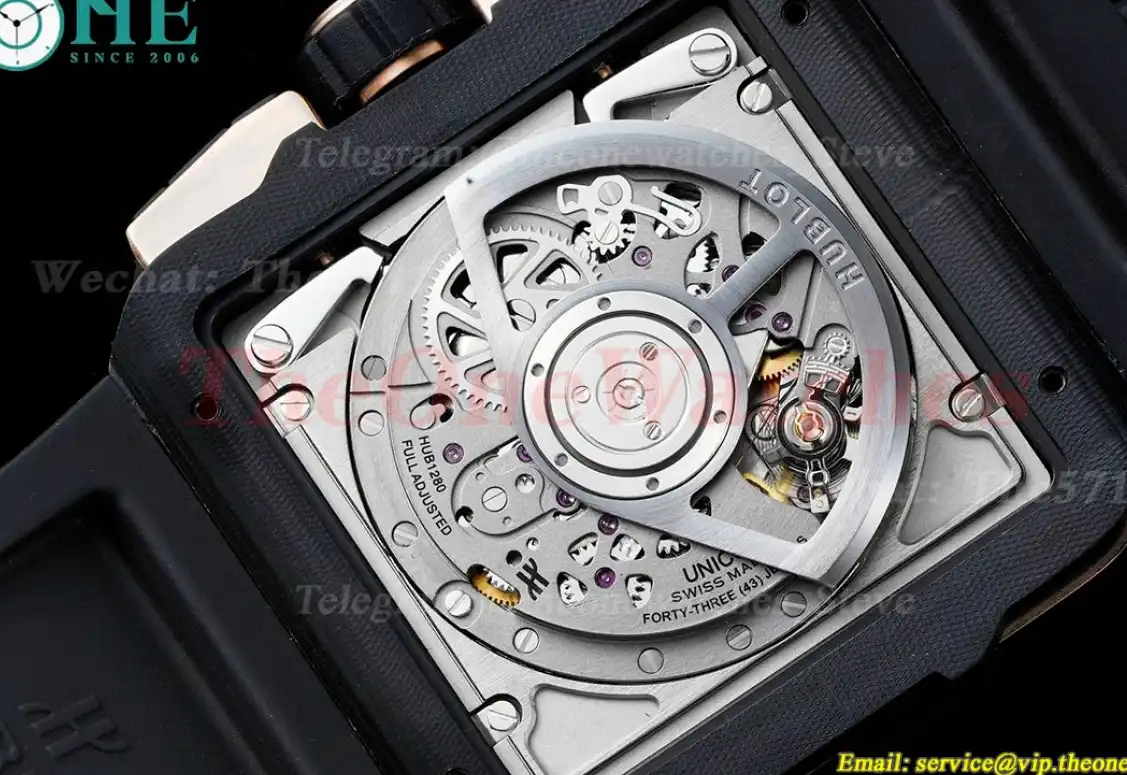 Square Bang Unico 42mm RG RU Skeleton Dial BBF HUB1280A