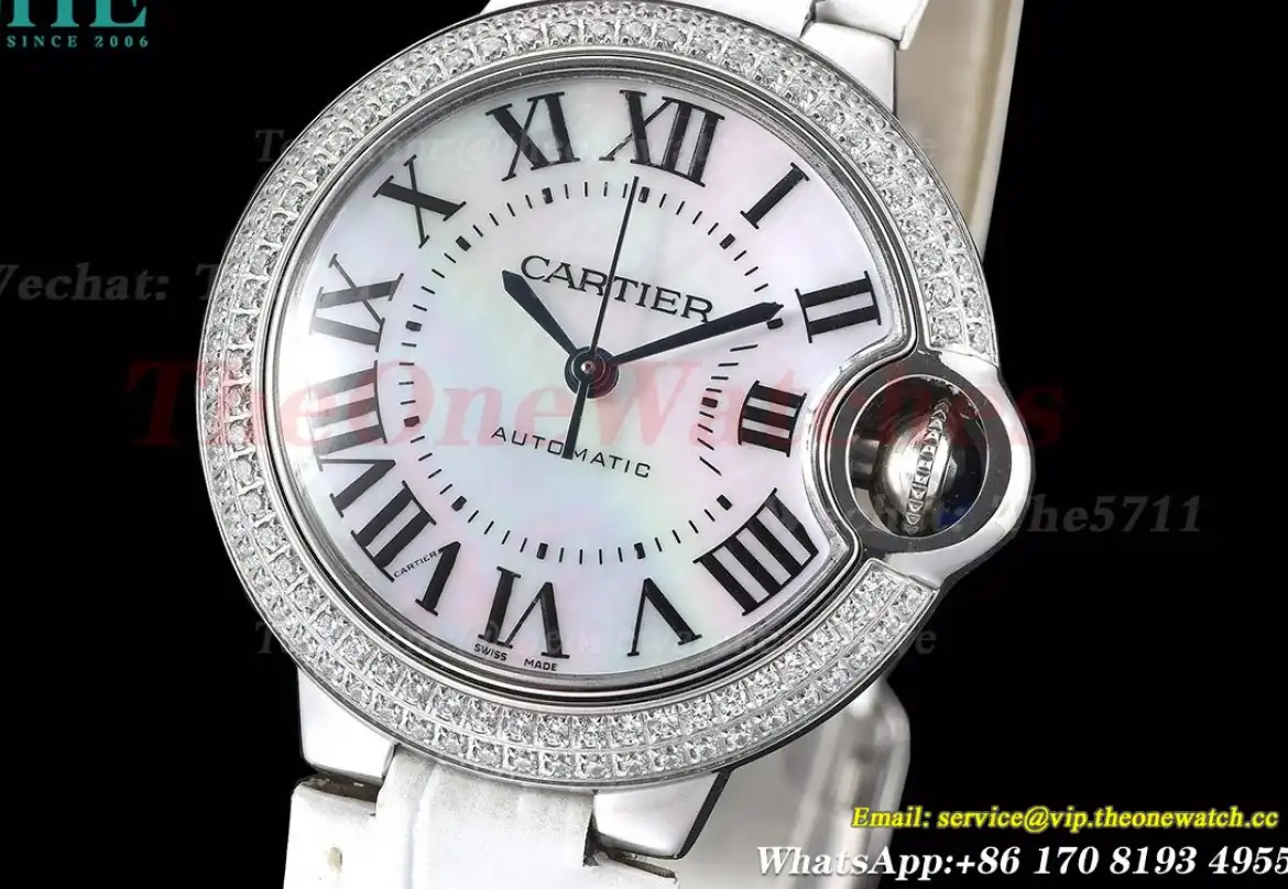 Ballon Bleu De Cartier 33mm Dia SS LE Mop Dial GDF NH05