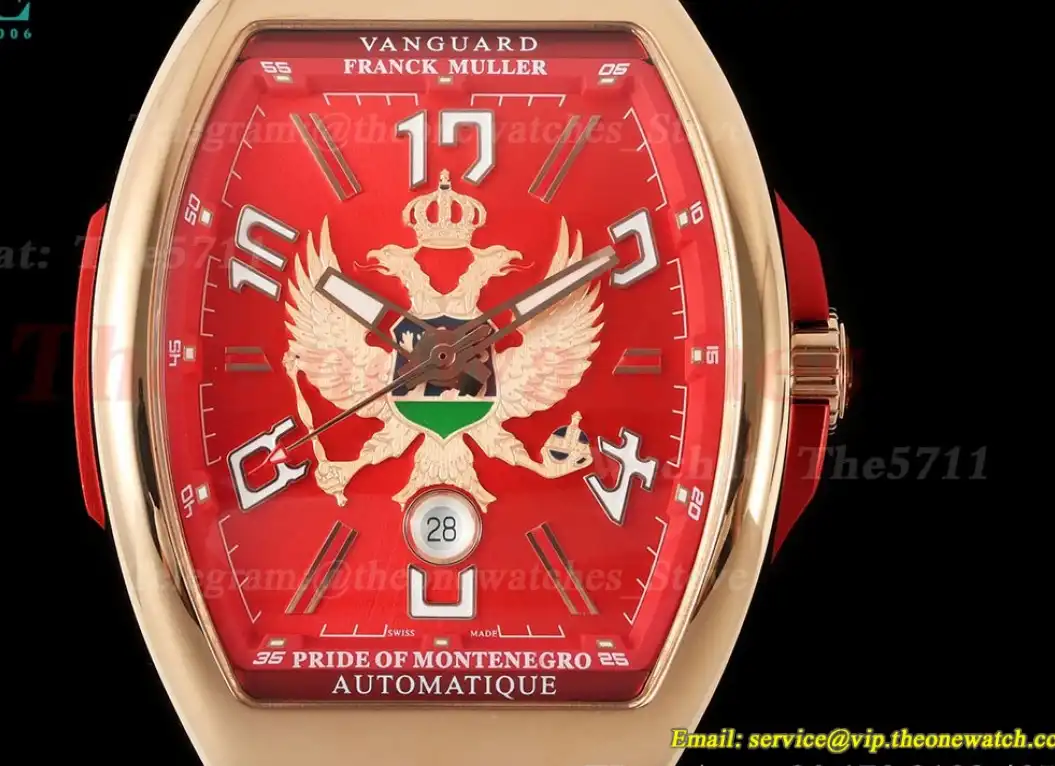 Vanguard Racing Montenegro 44mm RG LE Red Dial ABF A2824