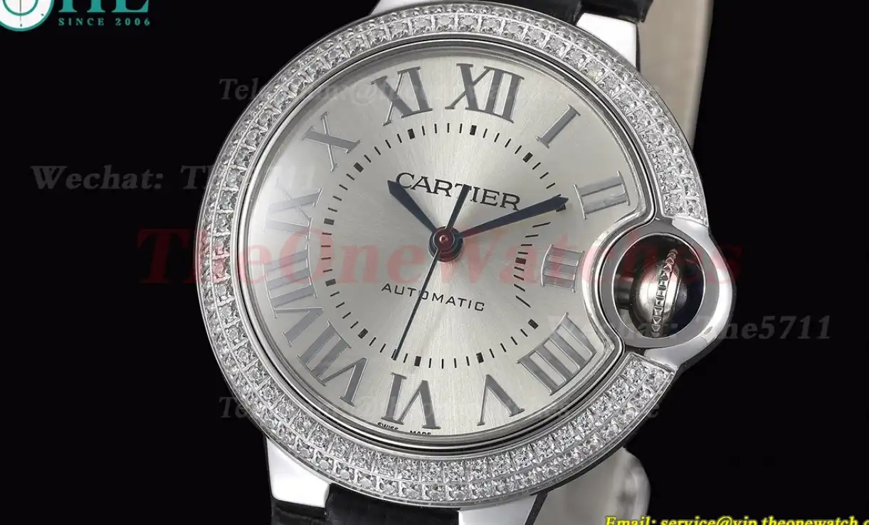 Ballon Bleu De Cartier 33mm Dia SS LE Silver Dial GDF NH05