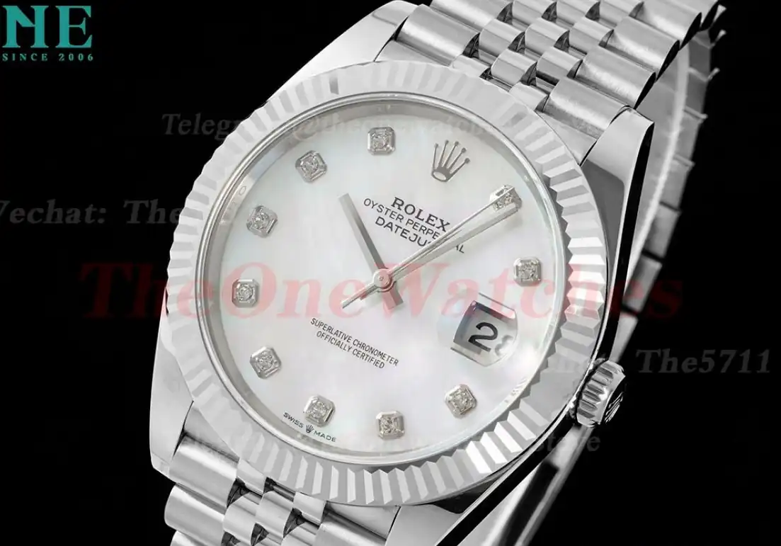 Datejust 126334 41mm Jub SS SS Mop Stk EWEF A3235