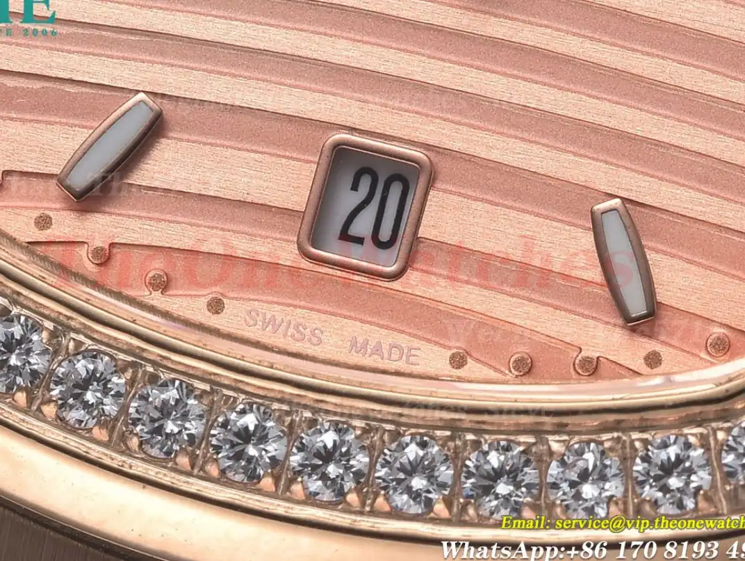 Nautilus Diamond 40mm RG LE Rose Gold Dial GDF MY8215