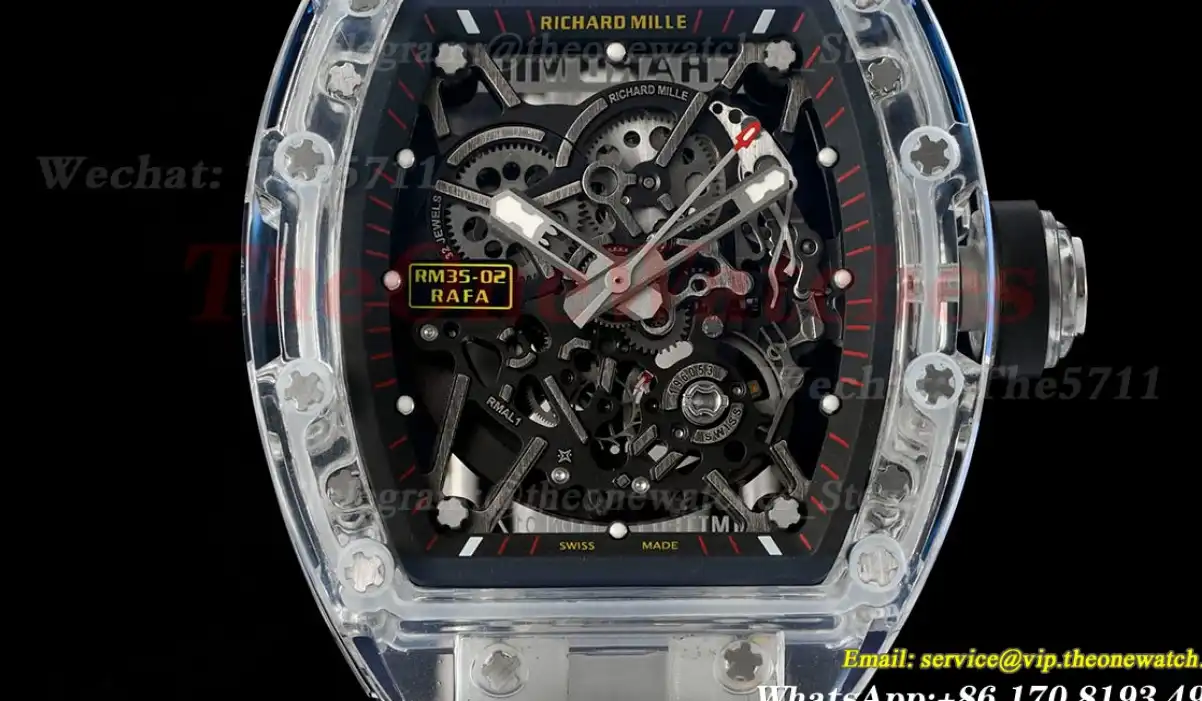 RM035-02 Skeleton Dial on Black Strap RMF RMAL1