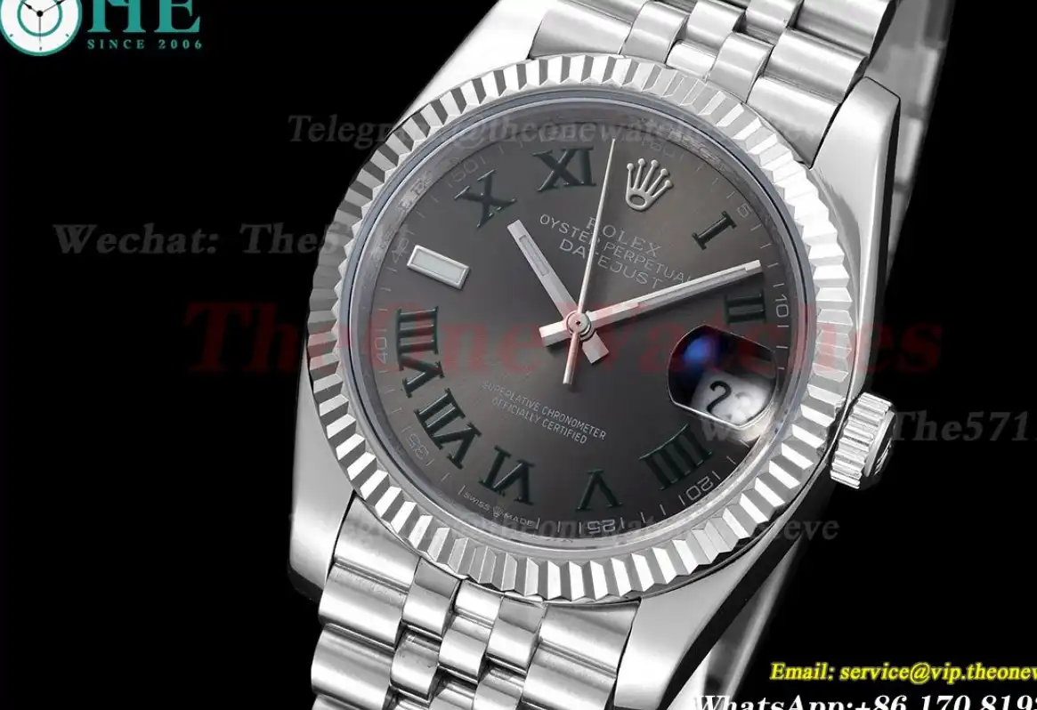 Datejust 126234 36mm Jub SS SS Grey Rmn GDF MY8215