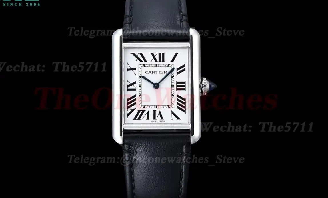 Tank Must SS LE White Dial On Black Leather Strap K11F Quartz