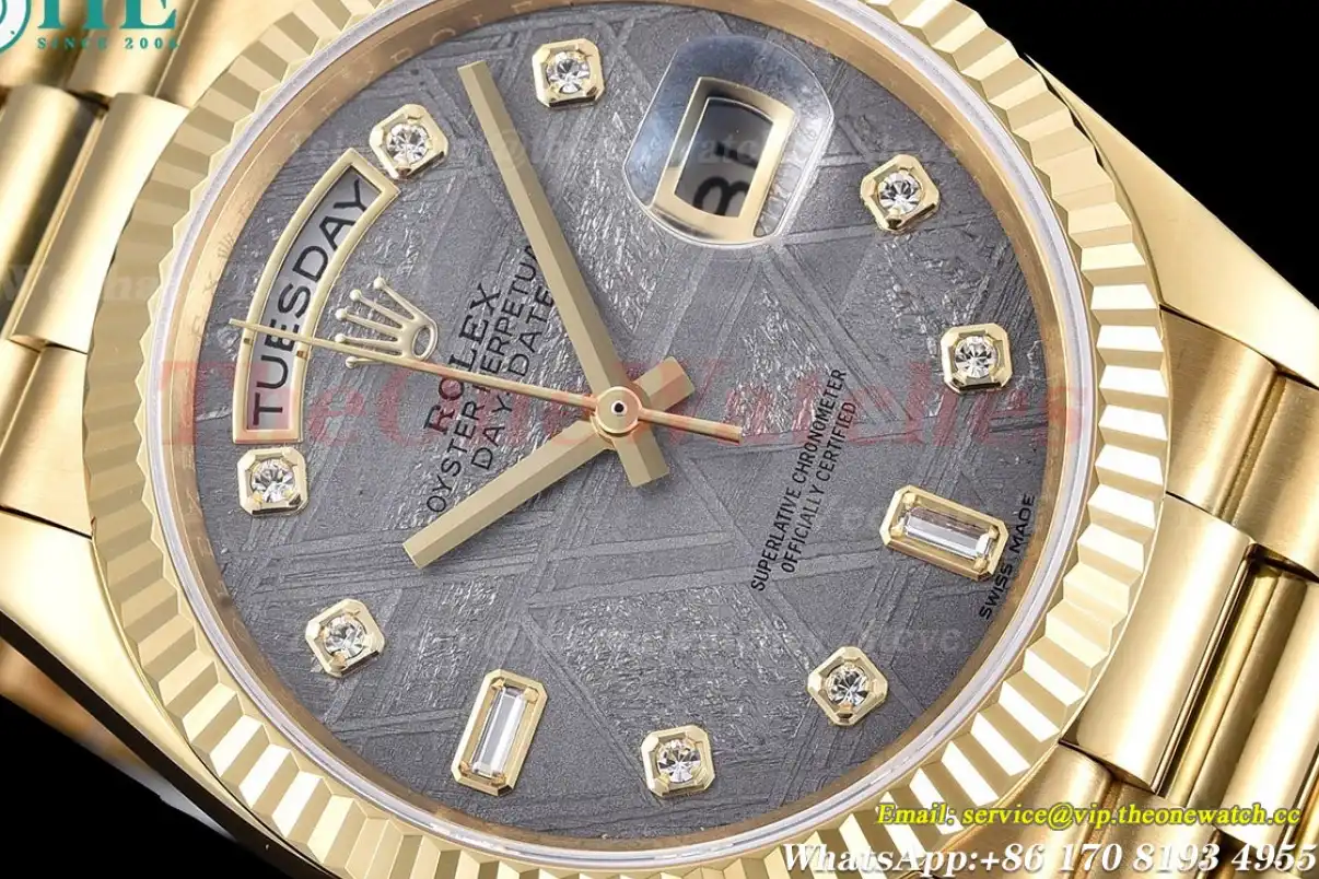 DayDate 36mm YG YG Flt Pres Meteorite Dial RAF A2836