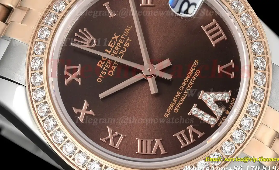 Datejust 28mm Dia RG SS Brown Rmn GDF MY8215