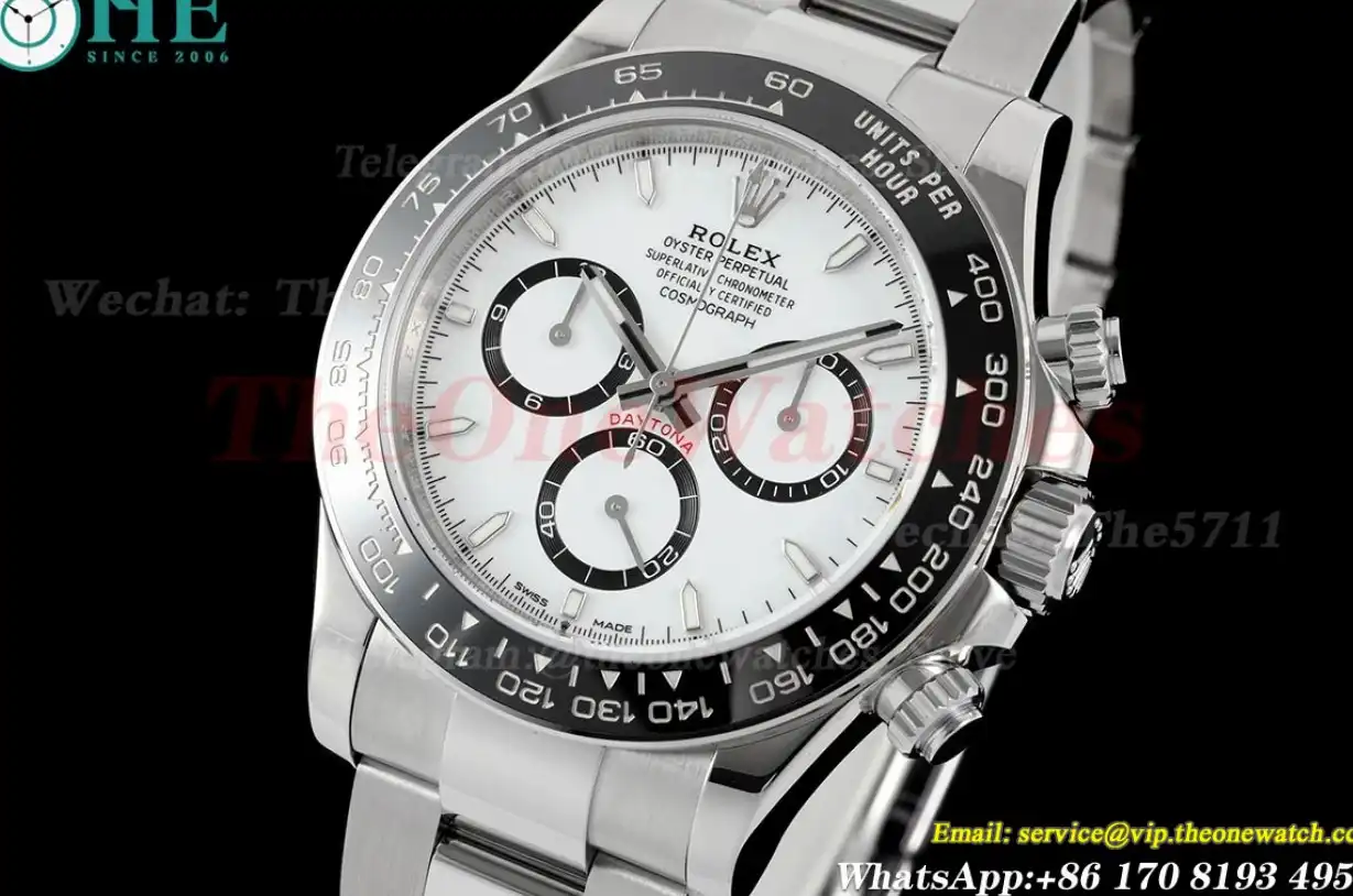 Daytona 126500LN 40mm SS SS White Dial ZF VR4131