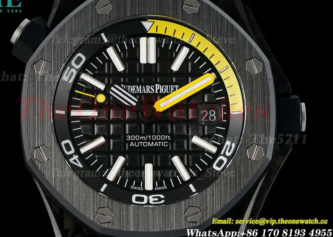 Royal Oak Diver 15706 FC RU Black Dial IPF MY9019