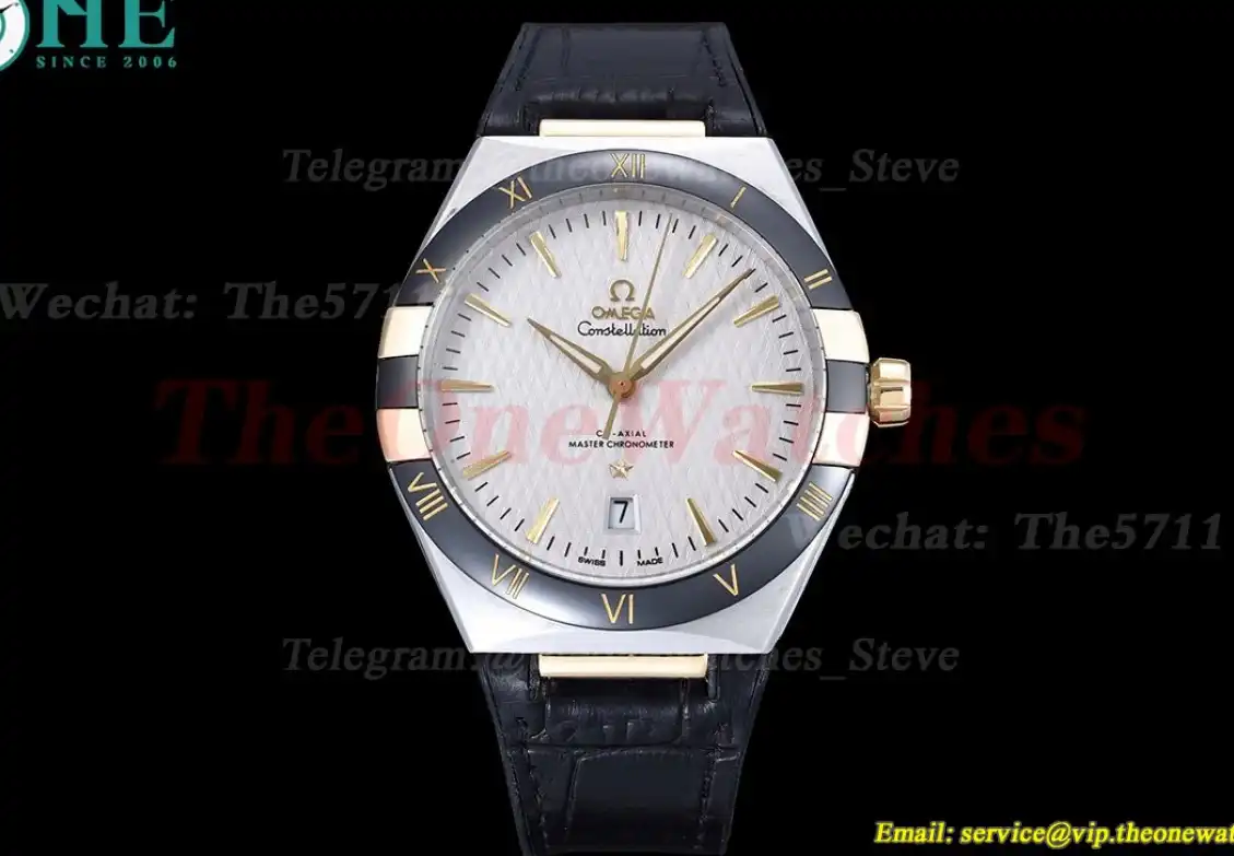 Constellation 41mm Ceramic YG LE White Dial GDF MY8215