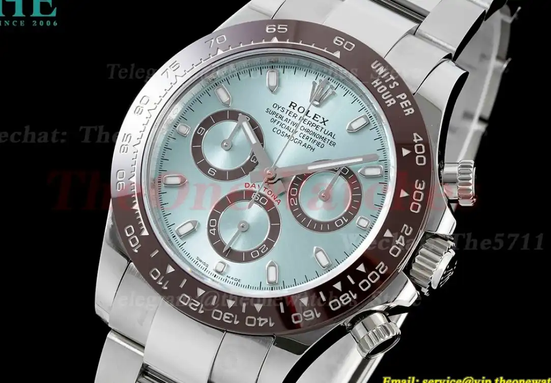 Daytona 116506 40mm SS SS Ice Blue Dial APS SH4130