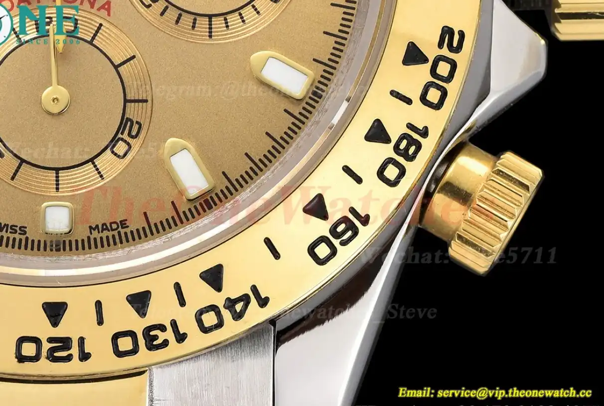 Daytona 40mm SS YG Gold Dial GDF A3836