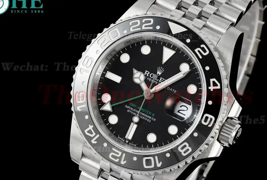 GMT Master II 126710 Bruce Wayne Jub 40mm SS SS Black Dial QF VR3285