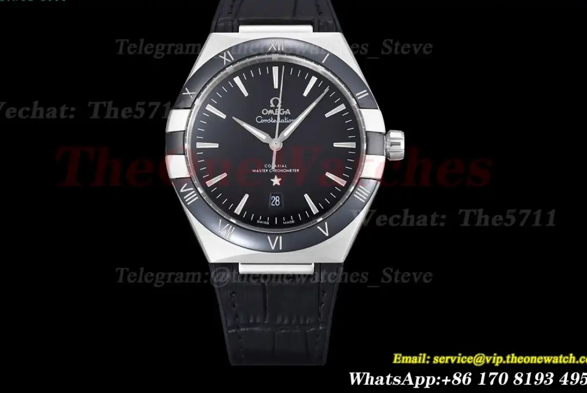 Constellation 41mm Ceramic SS LE Black Dial GDF MY8215