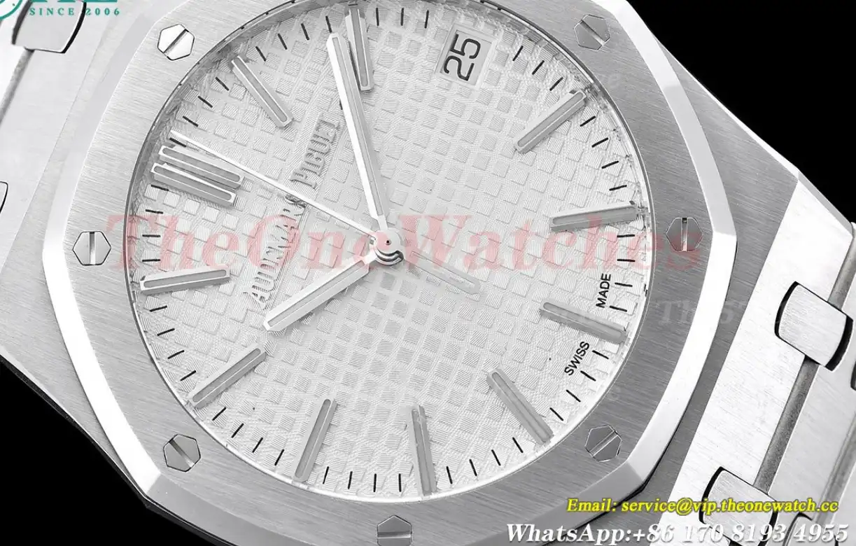 Royal Oak 41mm 15510 SS SS White MPF A4302