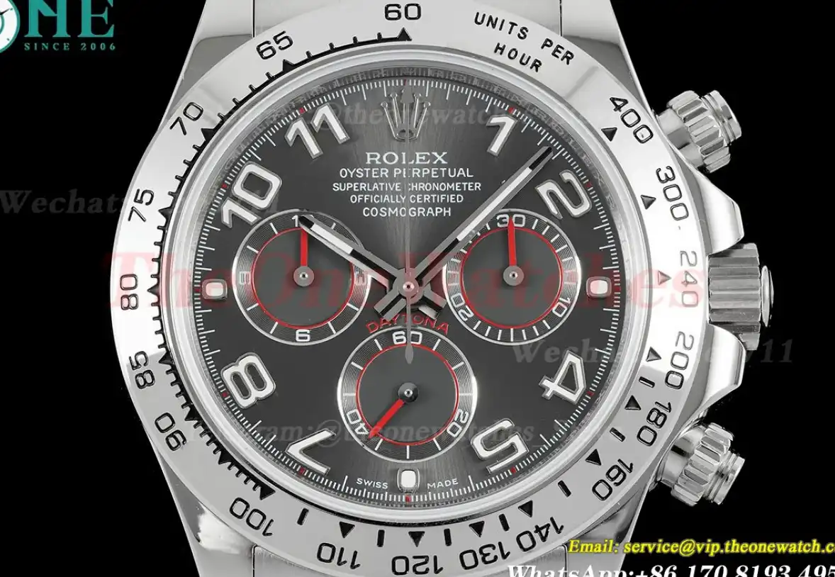 Daytona 116509 40mm SS SS Grey Dial OMF A7750