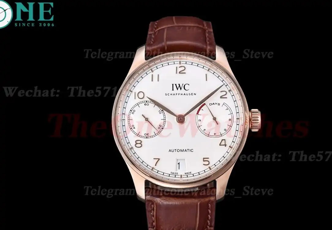 Portugieser 7 Days 42mm RG LE White Dial ZF V5 A52010