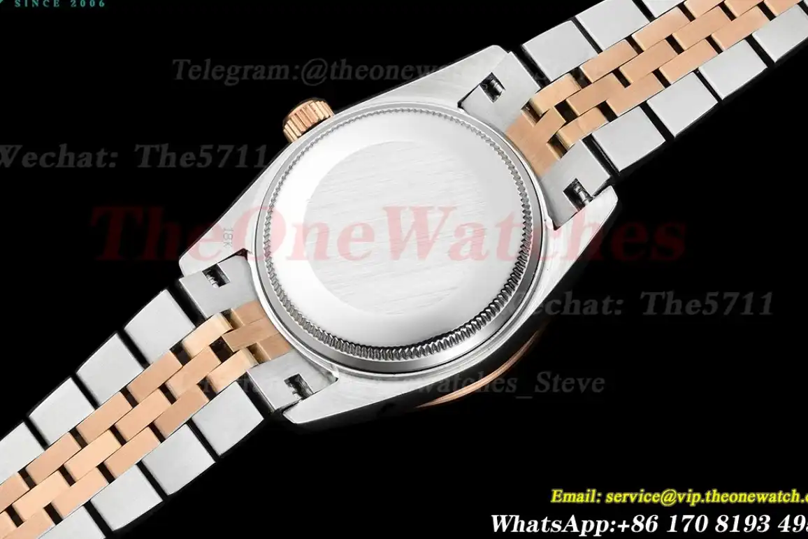 Datejust 28mm RG SS Rose White Rmn GDF MY8215