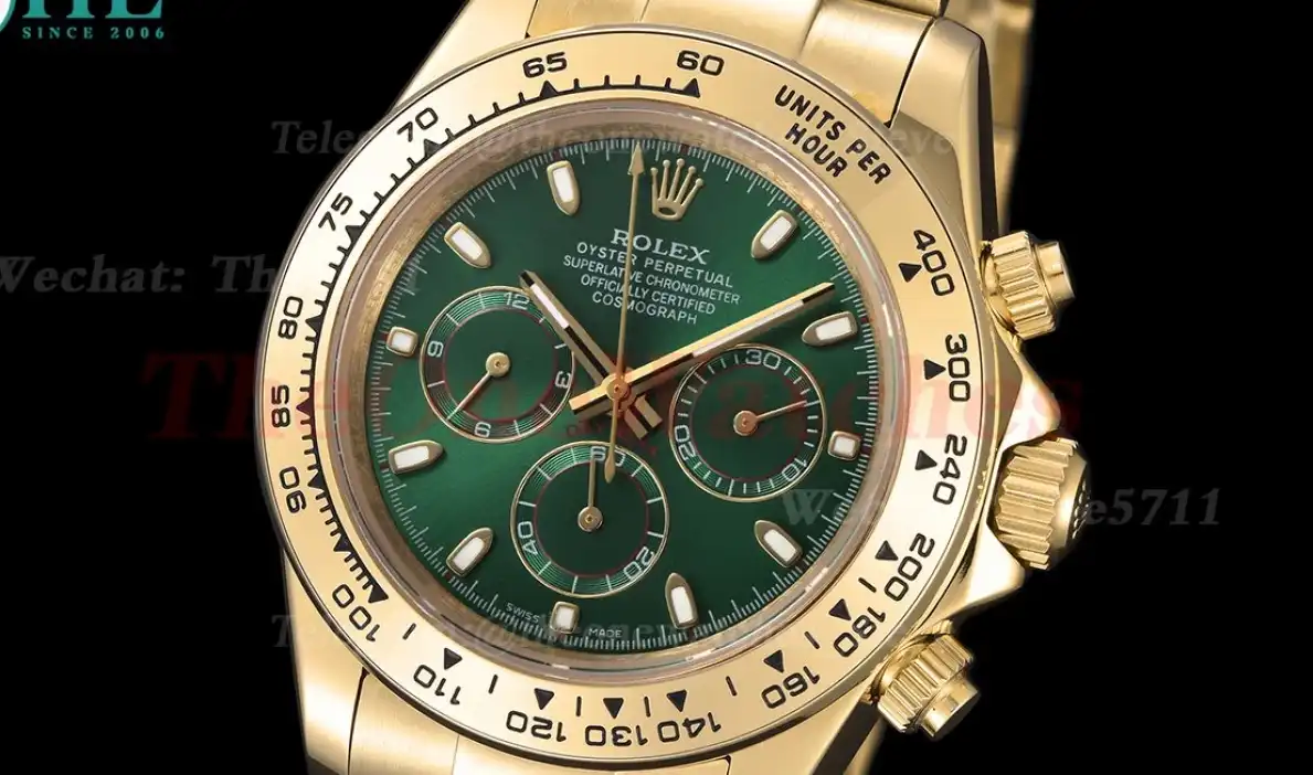 Daytona 40mm YG YG Green Dial GDF A3836