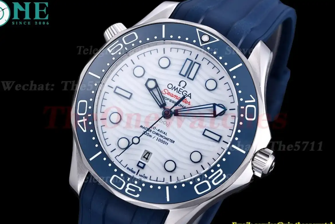 Seamaster 300m 42mm SS RU White Dial GDF MY8215