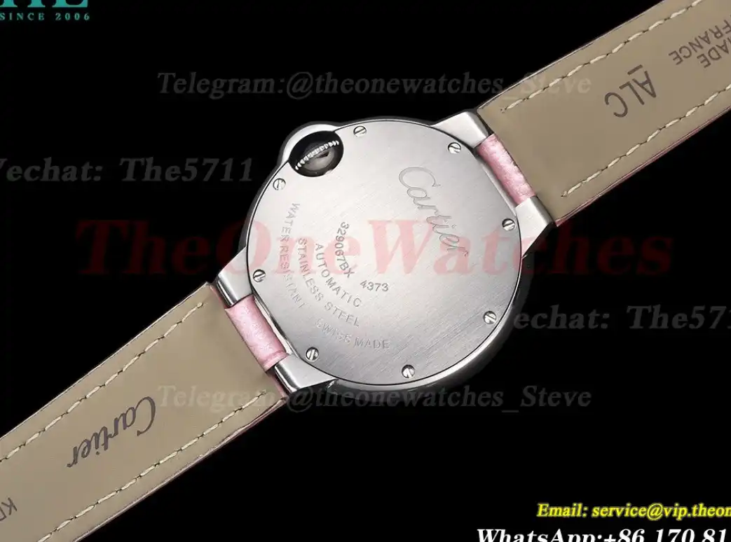 Ballon Bleu De Cartier 33mm Dia SS LE Pink Dial GDF NH05