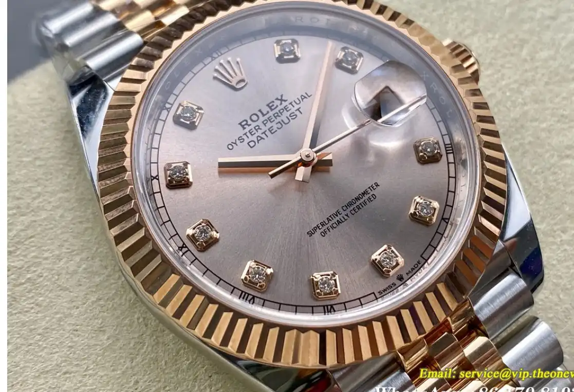 Datejust 126331 41mm Jub RG SS Champagne Dia ARF SH3235(Tungsten Heavy Version)