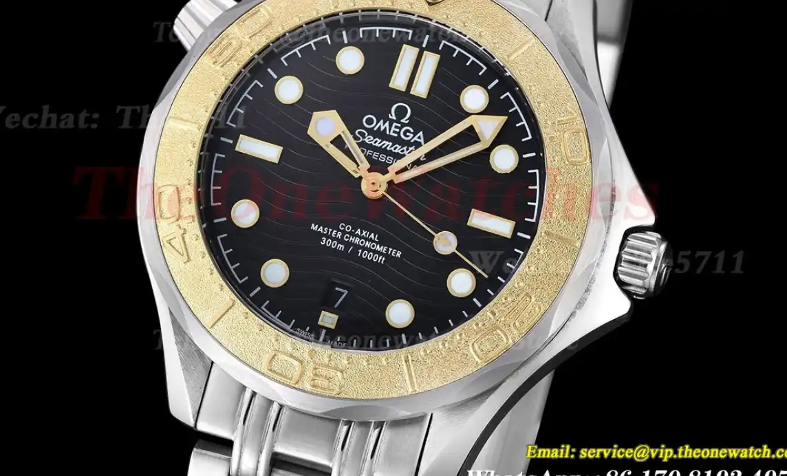 Seamaster 300m 42mm SS SS Black Dial GDF MY8215