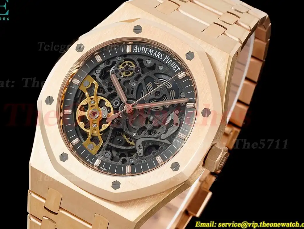 Royal Oak 15407 41mm RG RG Skeleton Dial ZF A3132