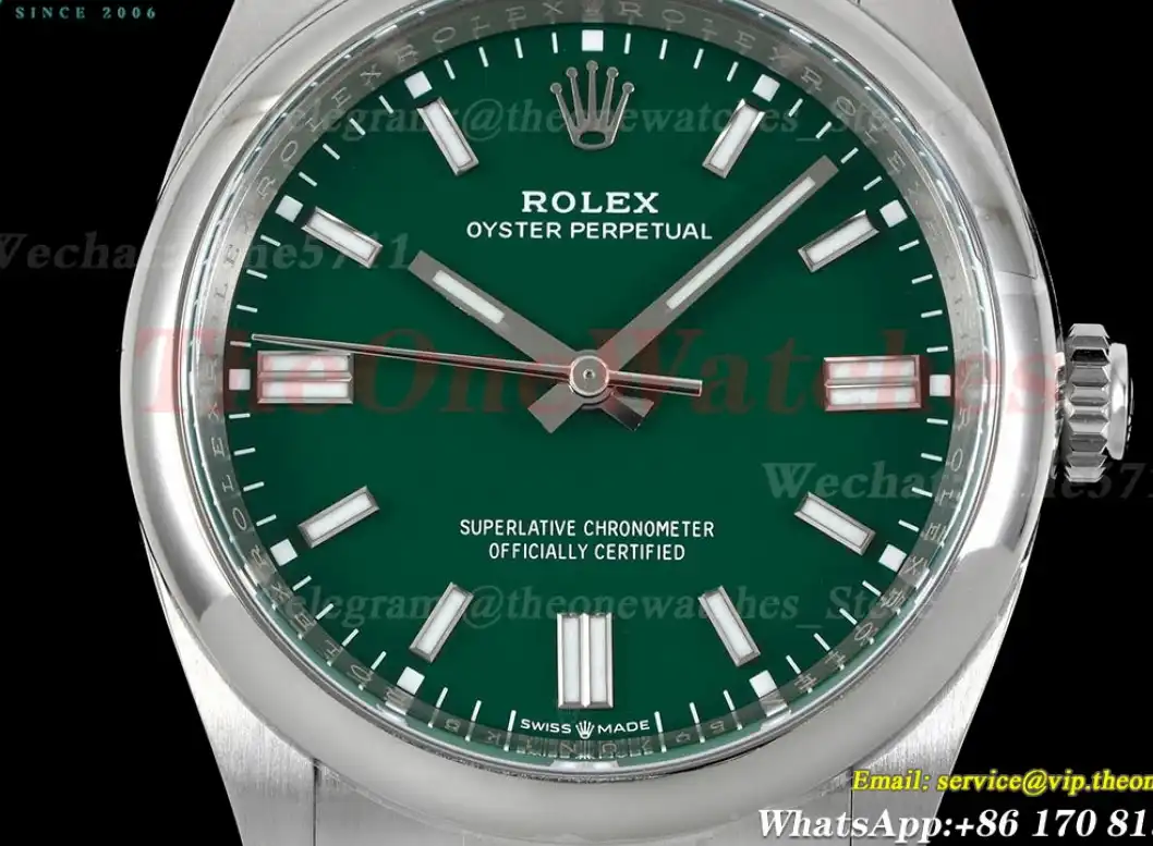 Oyster Perpetual 126000 36mm SS SS Green Stk Clean SH3230