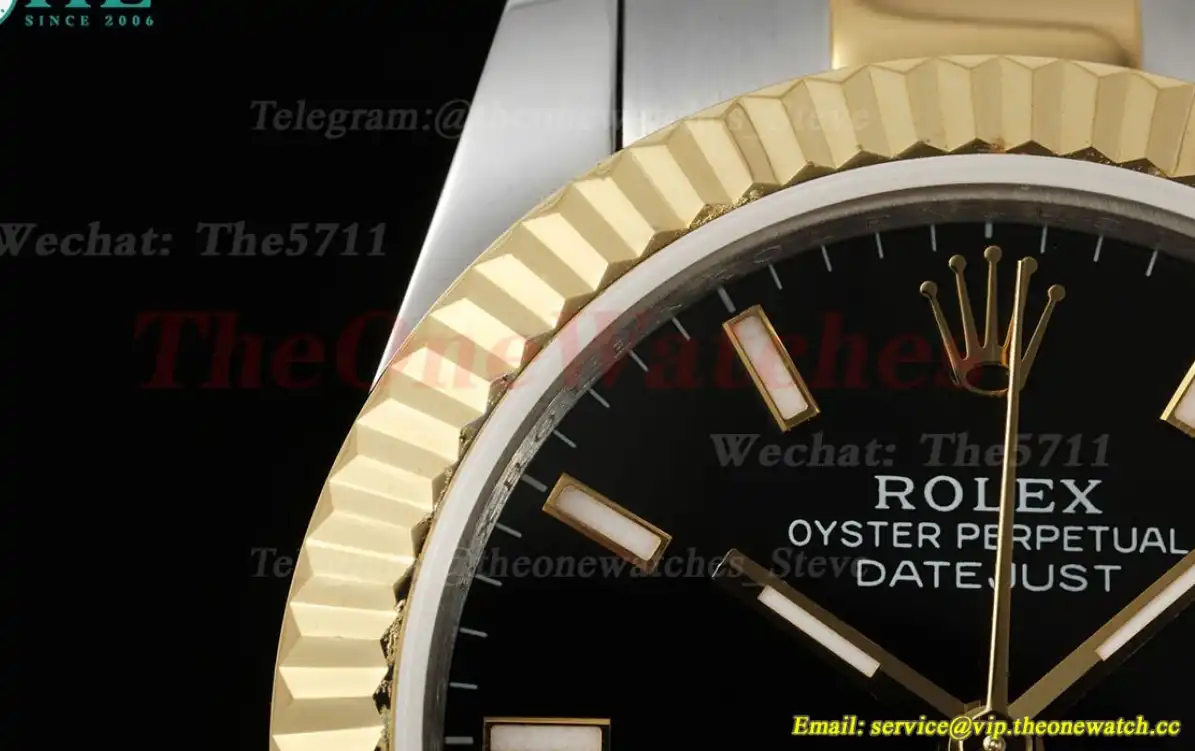 Datejust 178313 31mm Jub YG SS Black Stk GMF A2824